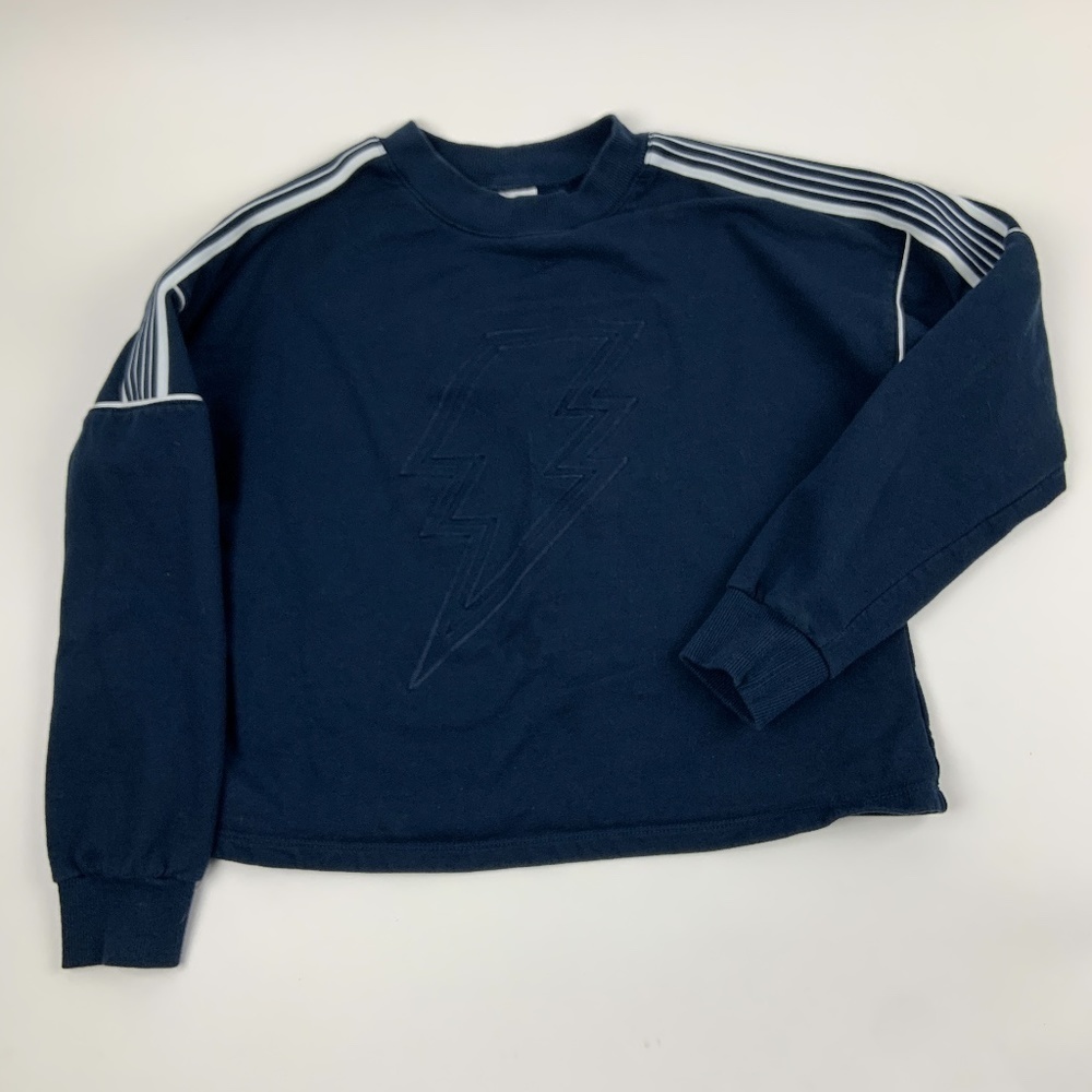 No Boundaries T Shirt Kids Medium Crew Neck Long Sleeve Blue